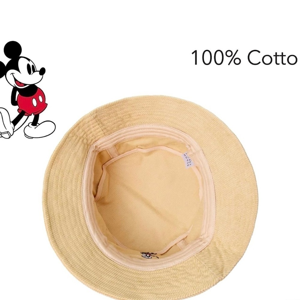 Tan Mickey Mouse Bucket Hat - One Size, NWT - Picture 6 of 12